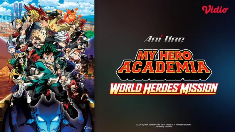 Film Anime My Hero Academia: World Heroes’ Mission Hadir di Vidio
