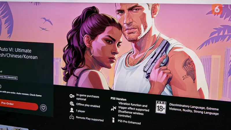 Harga GTA 6 di Indonesia terungkap, beda dari prediksi