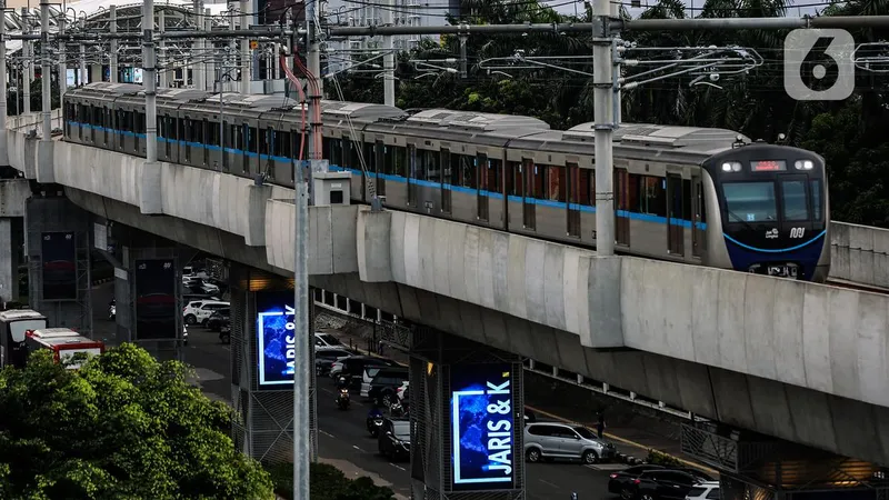 Menyembunyikan rute MRT Lebak Bulus
