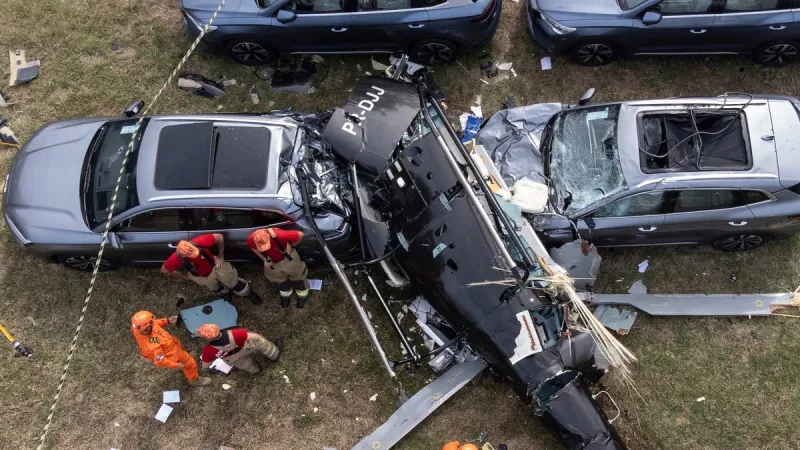 Potret Lokasi Tabrakan Helikopter yang Tewaskan Oliver Tree di Rio De Janeiro