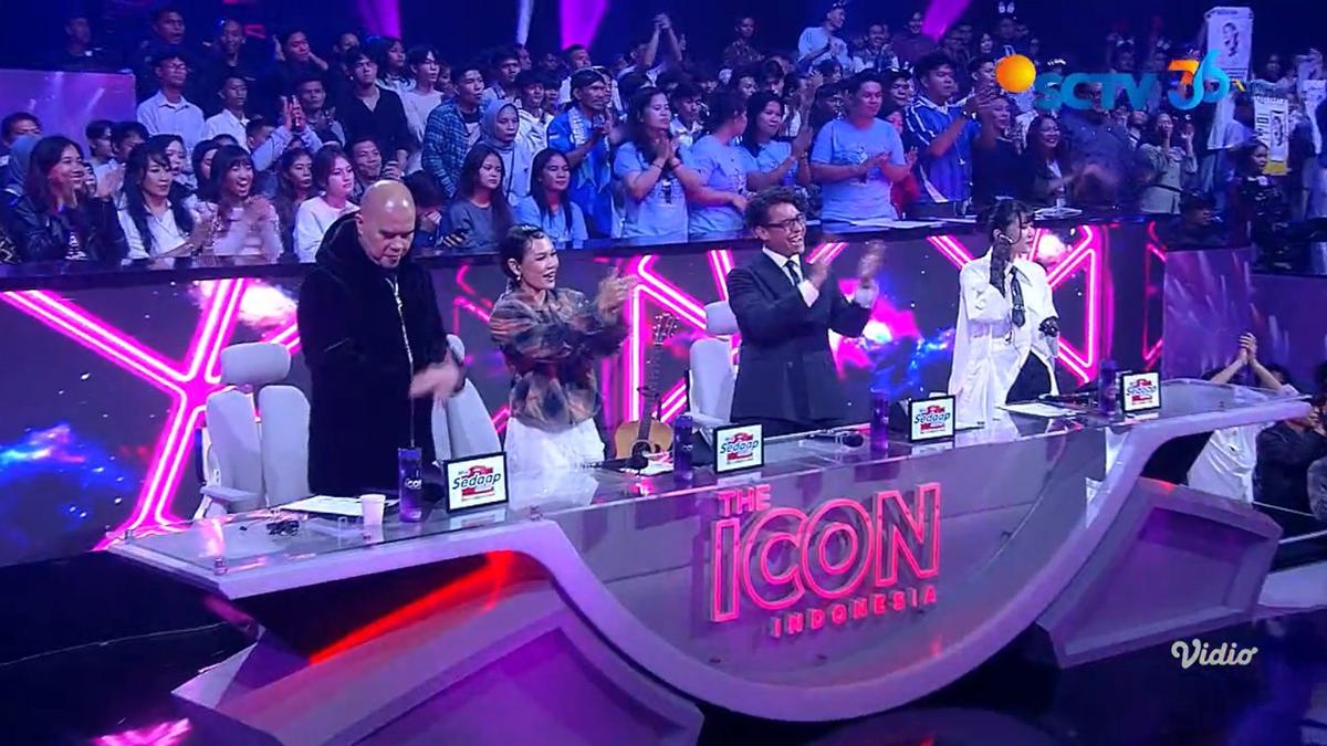 Indonesia’s Icon Final: Dua Finalis Menerima Penonton Mengelilingi Semua Juri Berada Dalam Babak Top 7 Final