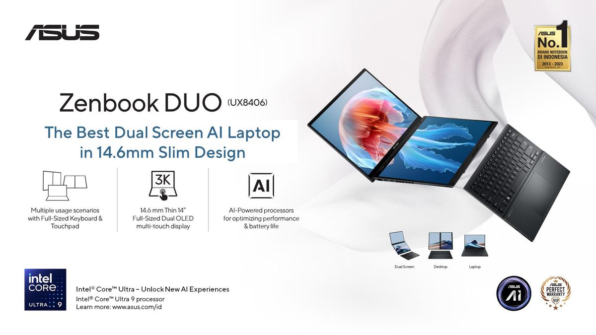 7 Kelebihan Laptop Dua Layar Meningkatkan Produktivitas Kerja