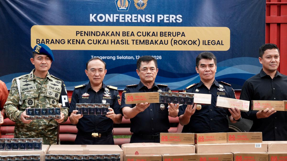 Bea Cukai Temukan Rokok Ilegal, Tangkap 8,26 Juta Batang