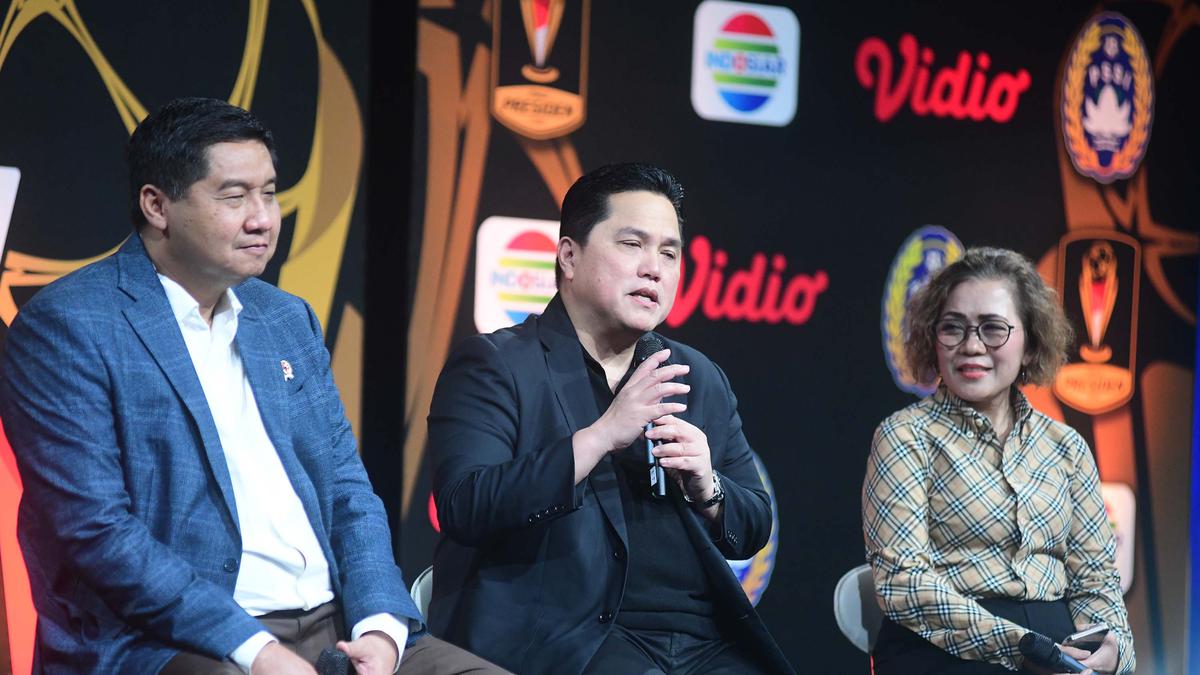 Erick Thohir Pastikan Piala Presiden dan AFF Sama Waktu