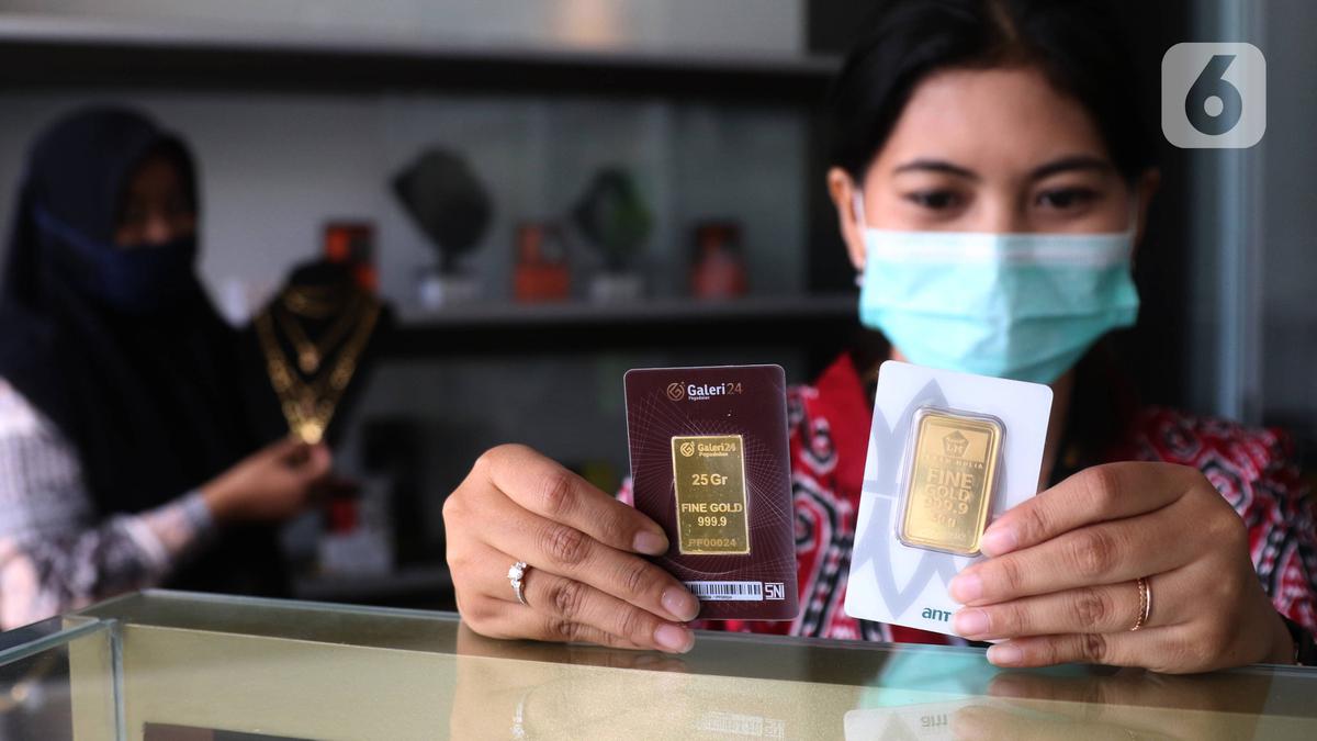 Harga Emas Pegadaian 14 Juli 2026 Turun 1,7%, Cek Rinciannya