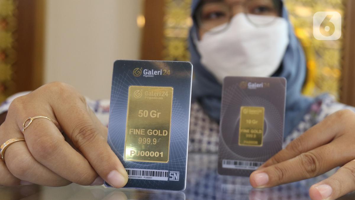 Harga Emas Pegadaian: Galeri24, Antam & UBS Kompak Merosot