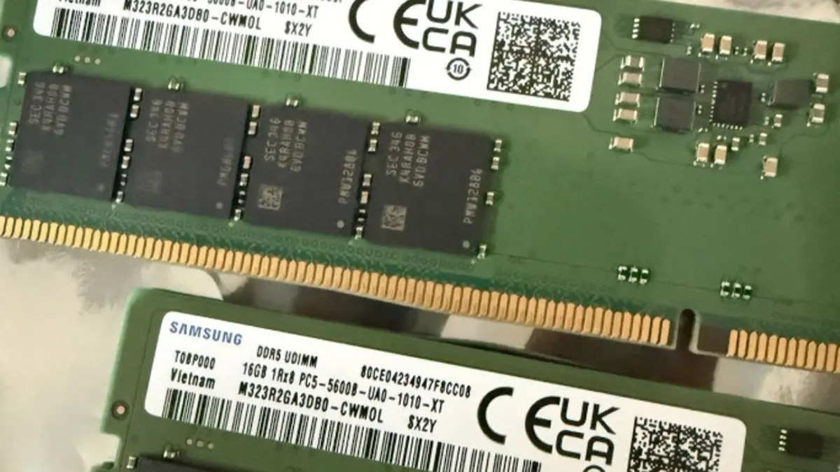 Harga RAM DDR4 Samsung Melampaui DDR5, Naik 19% dalam Seminggu!