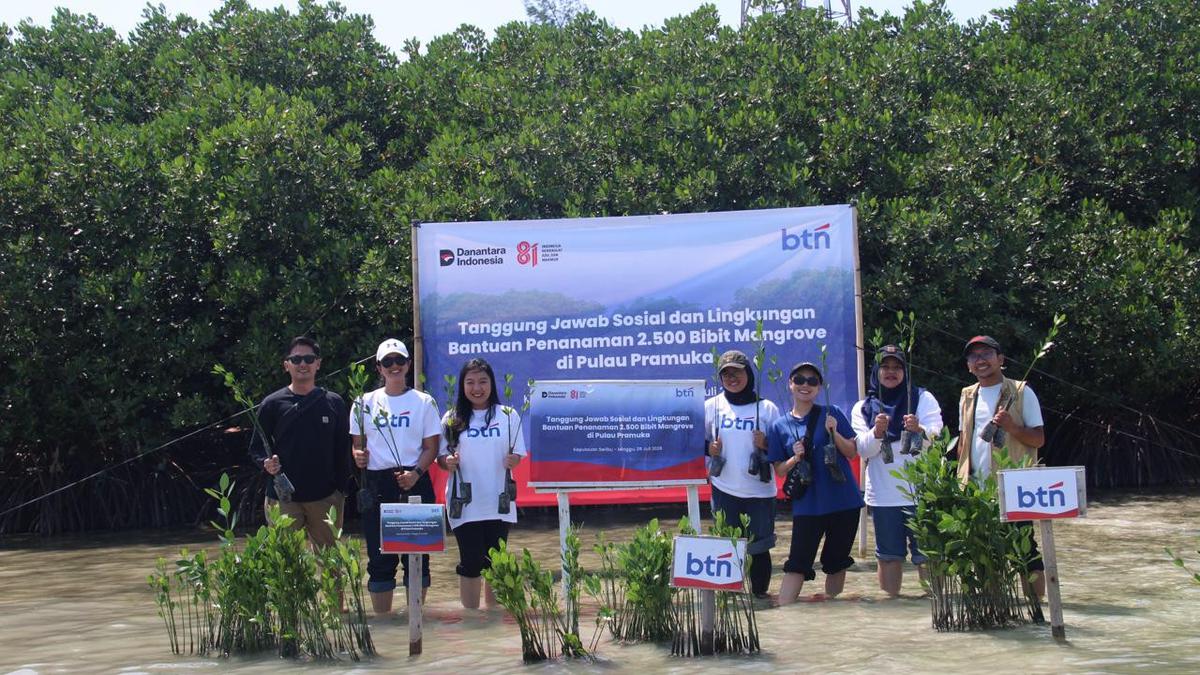 Hari Mangrove Gandeng 2.500 Bibit di Pulau Pramuka