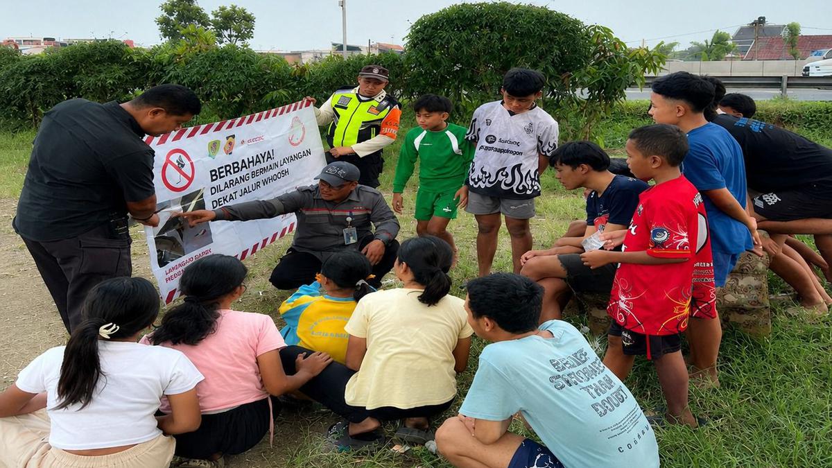 KCIC Larang Layang-Layang Menghalangi Keamanan Jalur Whoosh
