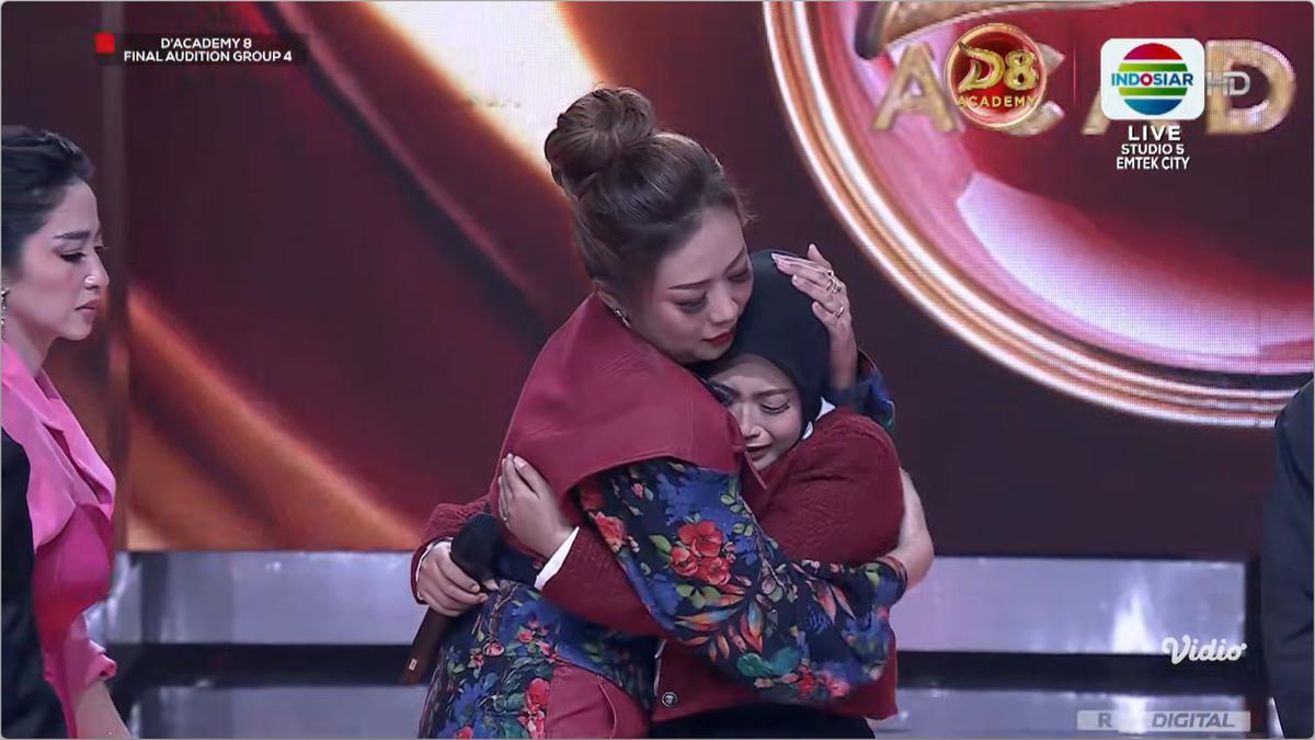 Mela Bandung Menangis di D’Academy 8 Karena Kakek Meninggal