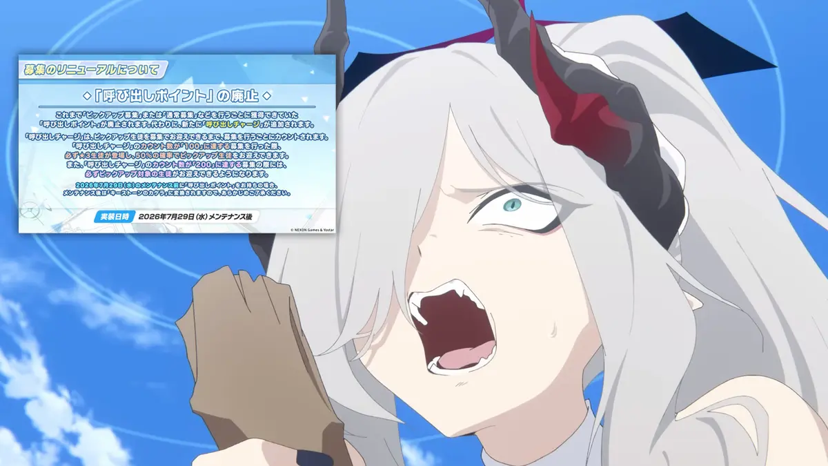 Sistem Pity Blue Archive Jadi Objek Protes Sensei Saat