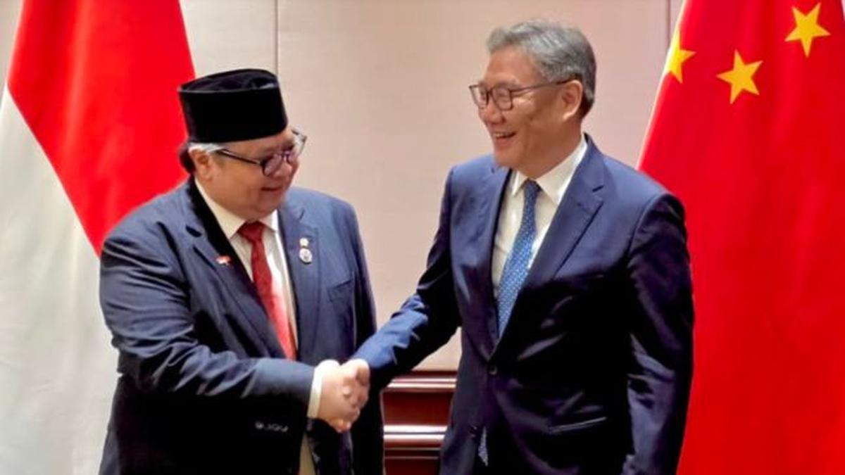 Airlangga Bertemu Menteri China Kerja Sama China Bertambah